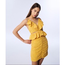 Twist Drapeli Cutout Elbise TS1250002431BT8