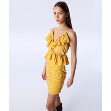 Twist Drapeli Cutout Elbise TS1250002431BT8