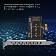 Enchanted Pcıe - M2 Adaptörü Pcı Express 3.0 X1 Nvme SSD Yükseltici Desteği 2230 2242 2260 2280 M.2 (Yurt Dışından)