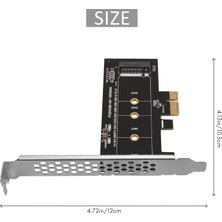 Enchanted Pcıe - M2 Adaptörü Pcı Express 3.0 X1 Nvme SSD Yükseltici Desteği 2230 2242 2260 2280 M.2 (Yurt Dışından)