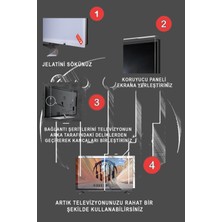 Shieldtech Arçelik 55" Inç 140 Ekran Tv Kırılmaz Ekran Koruyucu Ultra Dayanıklı Esnek Ekran Koruyucu
