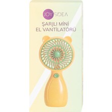Joysıdea Şarjlı Mini El Vantilatörü Fn-60 Sarı