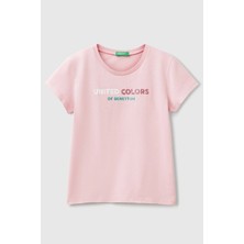 Benetton Kız Çocuk Tişört 3I1XC10MZ-25Y009
