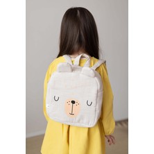 İrya Tiny Bear Organik Pamuk Müslin Çocuk Çantası Bej