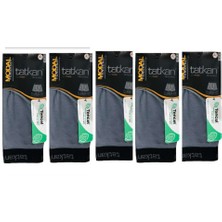 Tatkan Erkek 5'li Modal Penye (Likralı Esnek) Spor Kesim Slim Fit Boxer Külot  (Kombin) Abani Classic