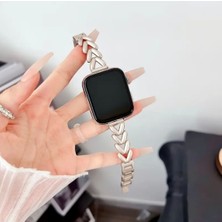 Apple Watch 3 4 5 6 7 8 9 Se 38 40 41MM Metal V Şekilli Kordon
