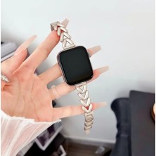Apple Watch 3 4 5 6 7 8 9 Se 38 40 41MM Metal V Şekilli Kordon
