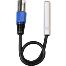 Stayrea 1/4 Ila Xlr Kablo, Dengeli 1/4 Inç Dişi Erkek Stereo Ses Adaptörü, Çeyrek Inç /trs Konnektörü (Yurt Dışından)