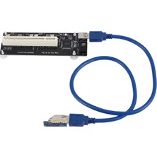 Stayrea Pcıe Pcı-E Pcı Express X1 - Yükseltici Kart Veri Yolu Yüksek Verimli Adaptör Dönüştürücü USB 3.0 Masaüstü Bilgisayar Kablosu (Yurt Dışından)