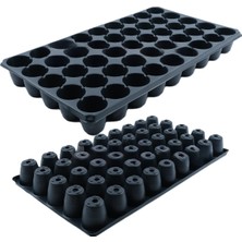 Polatoğlu Tarım 50 Adet, 45 Göz Yuvarlak Fide Viyolü, Fidelik Viyol, Tohum Viyolü, Tohum Fide Yetiştirme Viyolü