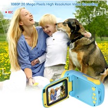 Zuomee Çocuk Dijital Kamera 1080P 20MP Mini Taşınabilir 2.4 Inç Ekran Hediye (Yurt Dışından)