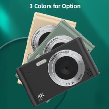 Zuomee 4K 48MP Titreşim Önleyici 16X Zum Dijital Kamera (Yurt Dışından)