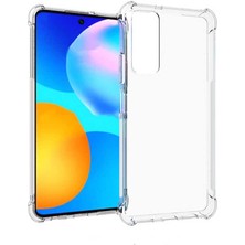Huawei P Smart 2021 Uyumlu Kılıf Airbag Darbe Korumalı Şeffaf Nitro Slivovo Anti Shock Silikon Kapak