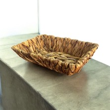 Sepetçi Baba Muz Hasır Dikdörtgen Ekmek Sepeti - 01