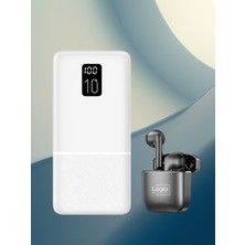 Logia Fırsat Seti P10  LED Ektanlı 10.000 mAh Taşınabilir Powerbank  ve Quantum Bluetooth Kulaklık