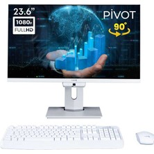 Turbox TAX1647 I7 7700HQ 16GB Ram 512GB SSD 23.6 Inç Fhd Pivot Webcam Wifi All In One Pc