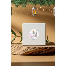 Iyi Bayramlar Stickerı 48 Adet Hediye Paketi Bayram Tebrik Stickerı Sudan Etkilenmez Folyo