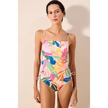 Penti Magnolia Çok Renkli Straplez Balenli Mayo