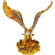 Zirkon Taşlı Kartal / Gizli Bölmeli Hediyelik Süs Eşya