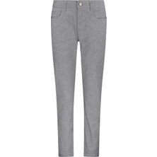 Hatemoğlu Gri Regular Fit Pamuklu 5 Cep Kot Pantolon