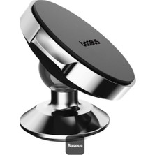 Baseus Small Ears Manyetik Dikey Araç Tutacağı Siyah