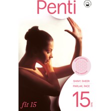 Fit 15 Siyah Külotlu Çorap