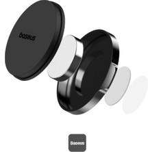 Baseus Small Ears Manyetik Düz Araç Içi Telefon Tutacağı Siyah