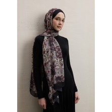Fresh Gülkurusu Ethnıc Fıgure Desen İpek Krep Şal