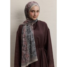 Fresh Gülkurusu Adella Desen İpek Krep Şal
