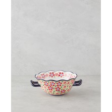 Botanic Stoneware Kase 26 cm Renkli