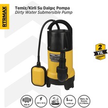 Rtrmax RTM839 Temiz-Kirli Su Dalgıç Pompa 900 W 8.5 Mt