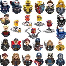PG1706 Hasbro Marvel Yapı Taşları Demir Adam Doctor Strange X-Man Antik Bir Rakamlar Tuğla Infinity Dayağı Oyuncaklar Hediyeler (Yurt Dışından)