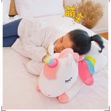 50CM Gökkuşağı Tek Boynuzlu At Midilli Peluş Bebek (Yurt Dışından)