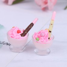 1 Adet 1 Adet Içecek Dondurma Bardak Seti Modeli Mini Gıda Oyna Pretend Fit Oyun Evi Oyuncak Bebek Aksesuarları Dollhouse Minyatür (Yurt Dışından)