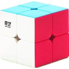 06 2x2 Sihirli Küp 2 By 2 Küp Rubix Qiyi 50MM Hız Cep Etiket Bulmaca Küp Profesyonel Eğitici Oyuncaklar Çocuklar Için Küp Cubo (Yurt Dışından)