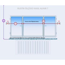 Ahşap Rustik Altın 28 mm  100  cm