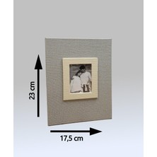 Nrcn Fotoğraf Albümü 10 x 15 cm 200' lük Koton Desenli Vizon
