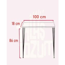 Talaş Tozum 100 cm Oval Petek Üstü Raf-Dresuar (80-90PETEKLER Için Uyumludur)
