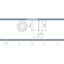 Kayıtes Yuf Banyo Fanı 125 (190M³)