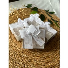 Fiore Hediyelik Lotus Mum  Nişan Hediyeliği  Keten Süslemeli 10 Adet , Lotus Mum, Doğum, Sünnet, Düğün Nişan Söz, Kına Hediyelik