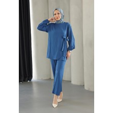 Bağlama Detaylı Takım Indigo