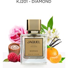 Jaquel KJ201 Exclusive Kadın Parfüm 50ml, Çiçeksi – Ahududu, Portakal Çiçeği, Bulgar Gülü, Pralin