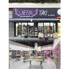 Neon Takı Duyarlılık Etiketi ve Çift Çapraz Sallantılı Model, Paslanmaz Çelik Küpe 567, Gümüş Renk