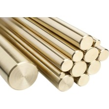 Uzunoğlu Bakır 45 mm Yuvarlak Pirinç Çubuk 50 cm