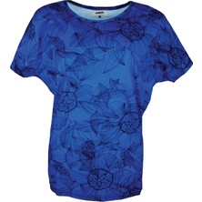 Kadın Kısa Kollu Yuvarlak Yaka Bluz