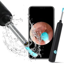 Bebırd T5 5mp Kamera 3.5mm Lens Şarjlı Wıfı Görüntülü Kulak Temizleyici Pembe Renk