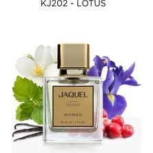 Jaquel KJ202 Exclusive Kadın Parfüm 50ml, Çiçeksi – Paçuli, Sümbül, Limon, Yasemin, İris, Vanilya