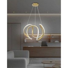 Reel Badem Üçlü LED Avize