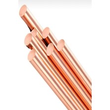 Uzunoğlu Bakır 12 mm Bakır Çubuk Yuvarlak 3metre