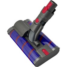 İcanpares Dyson Uyumlu V7, V8, V10, V11, V15 Süpürge Çiftli Yumuşak Rulo Fırçalı Başlık